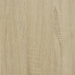 Supporto per Stampante con Ruote Rovere Sonoma 60x48x74 cm