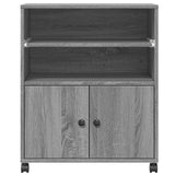 Supporto per Stampante con Ruote Grigio Sonoma 60x48x74 cm
