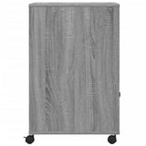 Supporto per Stampante con Ruote Grigio Sonoma 60x48x74 cm