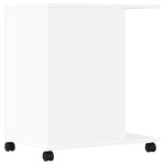 Supporto per Stampante con Ruote Bianco 60x40x68,5 cm