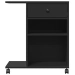 Supporto per Stampante con Ruote Nero 60x40x68,5 cm