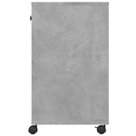 Supporto per Stampante con Ruote Grigio Cemento 60x40x68,5 cm