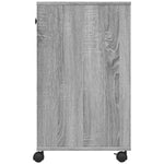 Supporto per Stampante con Ruote Grigio Sonoma 60x40x68,5 cm