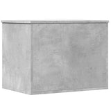Contenitore Grigio Cemento 60x42x46 cm in Legno truciolato