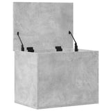 Contenitore Grigio Cemento 60x42x46 cm in Legno truciolato