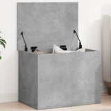 Contenitore Grigio Cemento 60x42x46 cm in Legno truciolato