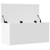 Contenitore Portaoggetti Bianco 100x42x46 cm Legno truciolato