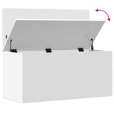 Contenitore Portaoggetti Bianco 100x42x46 cm Legno truciolato