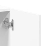 Schedario Bianco 60x32x115 cm in Legno truciolato