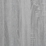 Schedario Grigio Sonoma 60x32x115 cm in Legno truciolato
