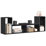 Mobili Porta TV 2 pz Neri 75x30x50 cm in Legno truciolato