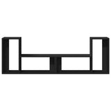 Mobili Porta TV 2 pz Neri 75x30x50 cm in Legno truciolato