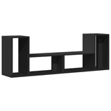 Mobili Porta TV 2 pz Neri 75x30x50 cm in Legno truciolato
