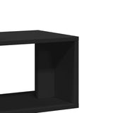 Mobili Porta TV 2 pz Neri 75x30x50 cm in Legno truciolato