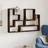 Mensola a Muro Rovere Fumo 96x12x64 cm in Legno truciolato