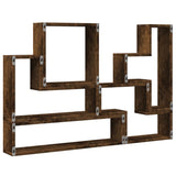 Mensola a Muro Rovere Fumo 96x12x64 cm in Legno truciolato