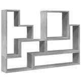 Mensola a Muro Grigio Sonoma 96x12x64 cm in Legno truciolato