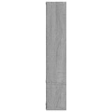 Mensola a Muro Grigio Sonoma 96x12x64 cm in Legno truciolato