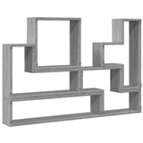 Mensola a Muro Grigio Sonoma 96x12x64 cm in Legno truciolato