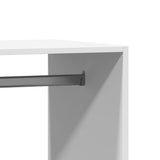 Armadio Bianco 77x48x102 cm in Legno truciolato