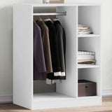 Armadio Bianco 77x48x102 cm in Legno truciolato