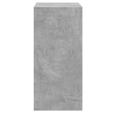 Armadio Grigio Cemento 77x48x102 cm in Legno truciolato