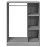 Armadio Grigio Sonoma 77x48x102 cm in Legno truciolato
