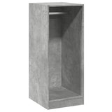 Armadio Grigio Cemento 48x41x102 cm in Legno truciolato