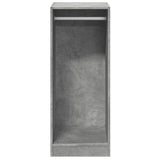 Armadio Grigio Cemento 48x41x102 cm in Legno truciolato