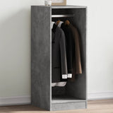Armadio Grigio Cemento 48x41x102 cm in Legno truciolato