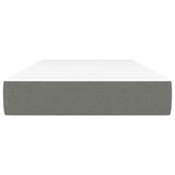 Materasso Molle Insacchettate Grigio Scuro 120x190x20 Tessuto