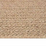 Tappeto ZIZUR 240x240 cm Aspetto Iuta per Interni ed Esterni