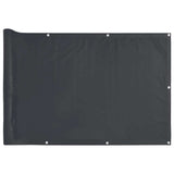 Paravento da Balcone Antracite 400x75 cm in PVC