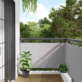 Paravento da Balcone Grigio 400x75 cm in PVC