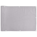 Paravento da Balcone Grigio 700x75 cm in PVC