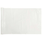 Paravento da Balcone Bianco 300x75 cm in PVC