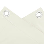 Paravento da Giardino Bianco 400x75 cm in PVC
