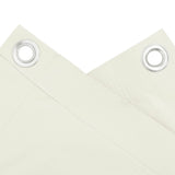 Paravento da Giardino Bianco 400x75 cm in PVC