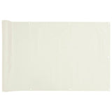 Paravento da Giardino Bianco 500x75 cm in PVC