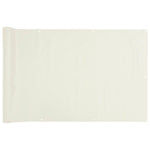 Paravento da Giardino Bianco 600x75 cm in PVC