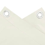 Paravento da Giardino Bianco 600x75 cm in PVC