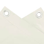 Paravento da Giardino Bianco 700x75 cm in PVC