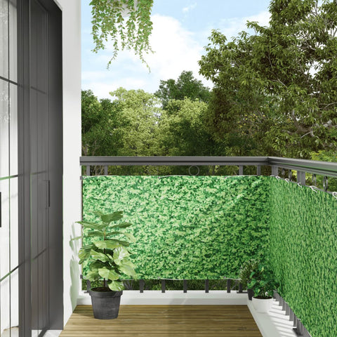 Paravento da Giardino con Aspetto Pianta Verde 600x75 cm PVC