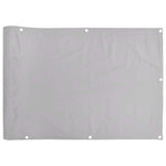 Paravento da Balcone Grigio 600x90 cm in PVC