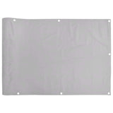 Paravento da Balcone Grigio 600x90 cm in PVC