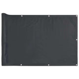 Paravento da Balcone Antracite 600x120 cm in PVC