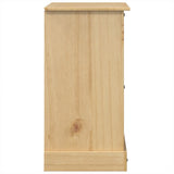 Cassettiera Corona 112x48x91 cm in Legno Massello di Pino