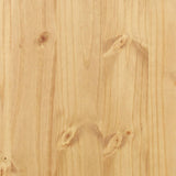 Cassettiera Corona 112x48x91 cm in Legno Massello di Pino