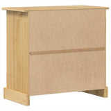 Credenza Corona 87x40x76 cm in Legno Massello di Pino