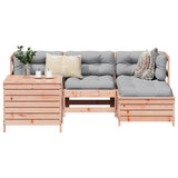 Set Divani da Giardino 5 pz in Legno Massello Abete Douglas